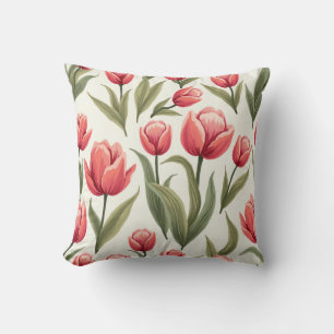 tulips pillow cushion
