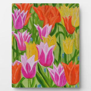 Tulips Plaque