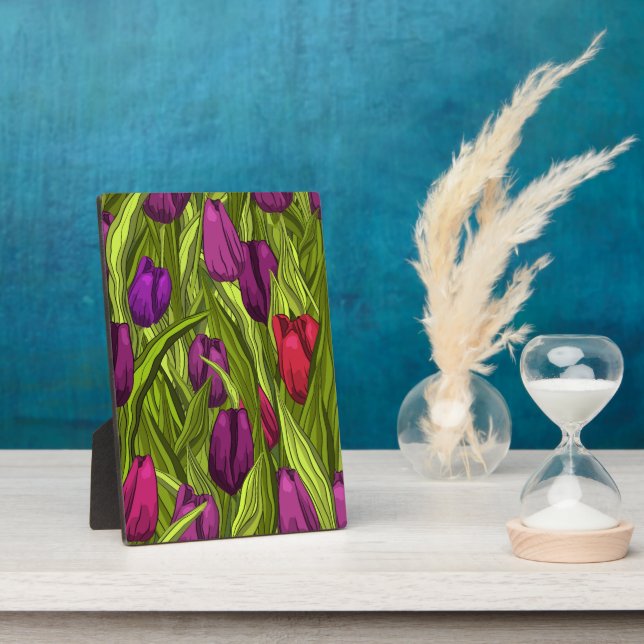 Tulips Plaque (Side)