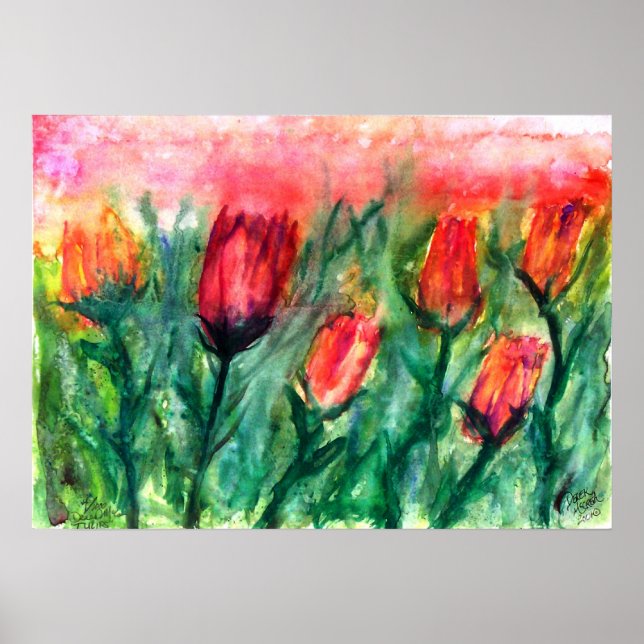 tulips poster (Front)