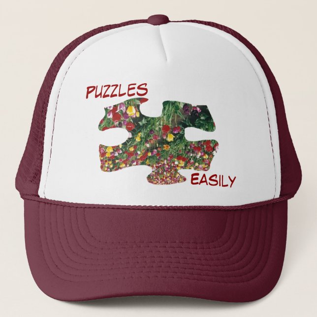 Tulips Puzzle Hat (Front)