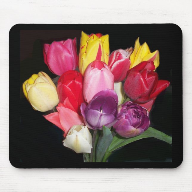 Tulips Says it All Mouse Pad (Front)