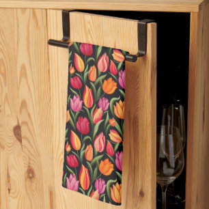 Tulips Serviette de cuisine