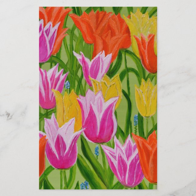 Tulips Stationery (Front)