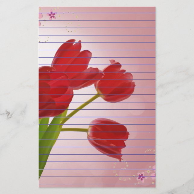 Tulips Stationery (Front)