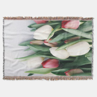 Tulips Throw Blanket