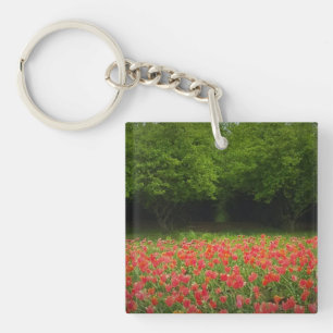 Tulips & Trees Keychain