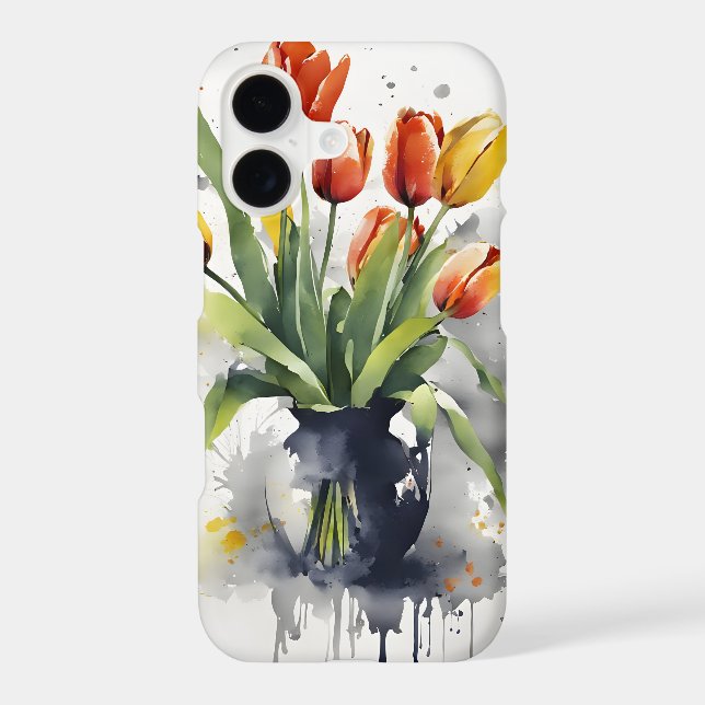 Tulips - Watercolor flowers (Verso)