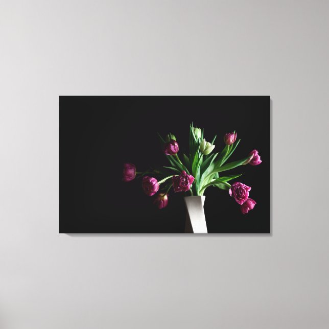 Tulips Wrapped Canvas Art (Front)