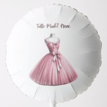 Tulle Much? Never. Pink Dress Coquette Balloon