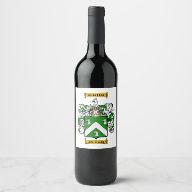 Tully (Irish) Wine Label (Front)