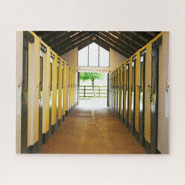 Tully Kildare Horse Stalls Jigsaw Puzzle (Horizontal)