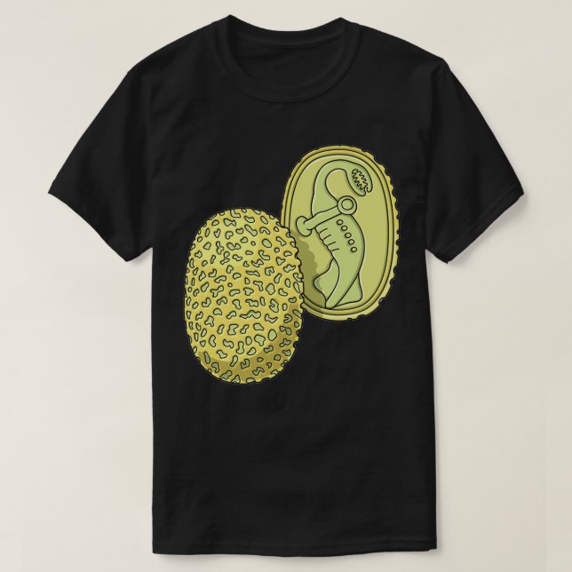 Tully Monster Concretion Tullimonstrum Fossil Nodu T-Shirt (Design Front)