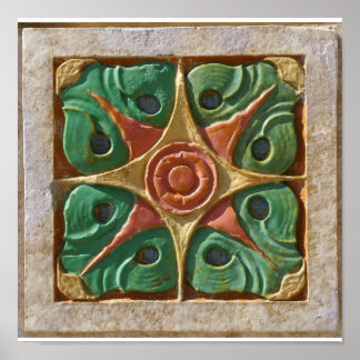 Tulsa Art Déco motif en toile