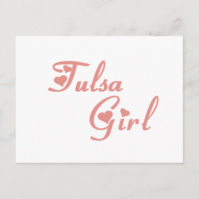 Tulsa Girl tee shirts Postcard (Front)