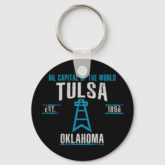 Tulsa Keychain (Front)