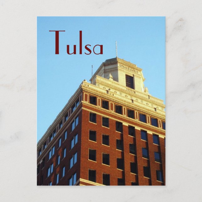 Tulsa OK Postcard (Front)