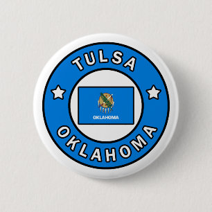 Tulsa Oklahoma 2 Inch Round Button