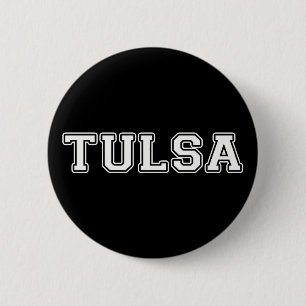 Tulsa Oklahoma 2 Inch Round Button