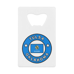 Tulsa Oklahoma Credit Card Bottle Opener