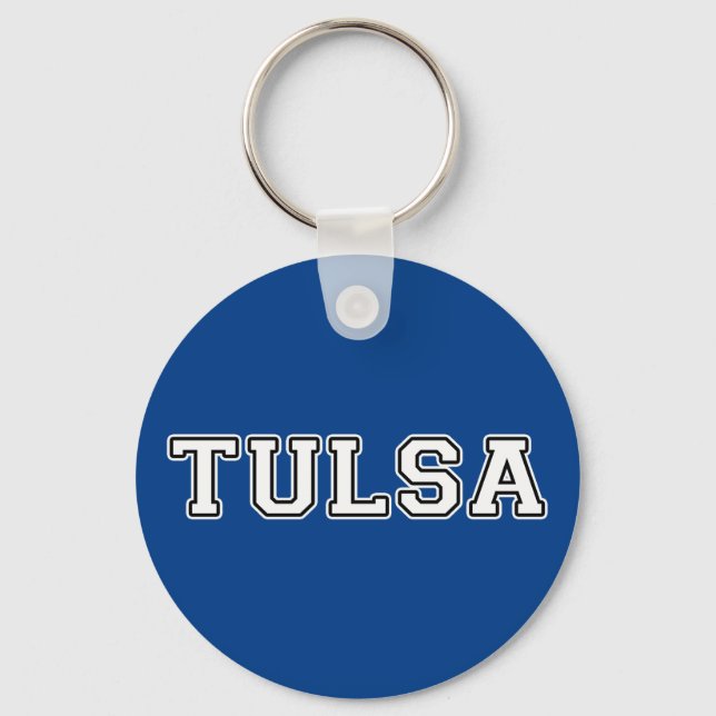 Tulsa Oklahoma Keychain (Front)