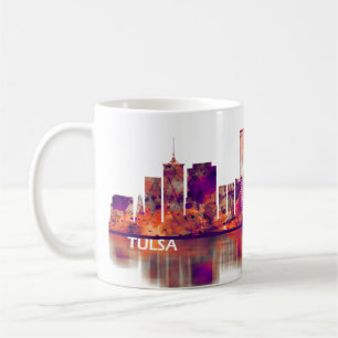 Tulsa Oklahoma Skyline Coffee Mug