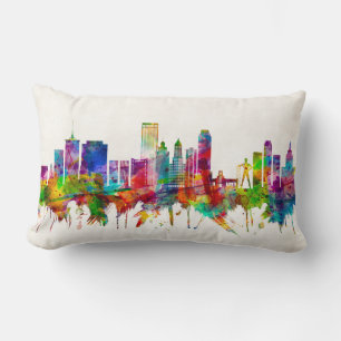 Tulsa Oklahoma Skyline Lumbar Pillow