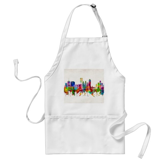 Tulsa Oklahoma Skyline Standard Apron (Front)