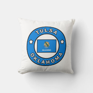 Tulsa Oklahoma Throw Pillow