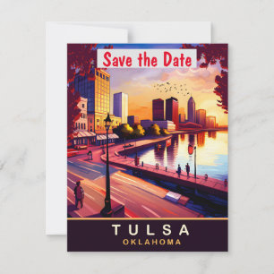 Tulsa, Oklahoma, Travel Postcard