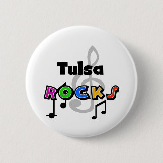 Tulsa Rocks 2 Inch Round Button