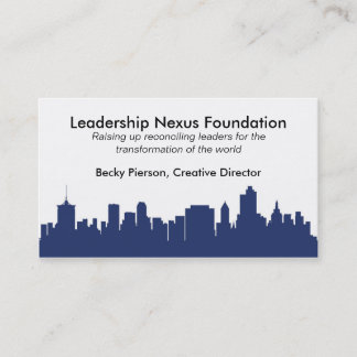 Tulsa Skyline Business Card