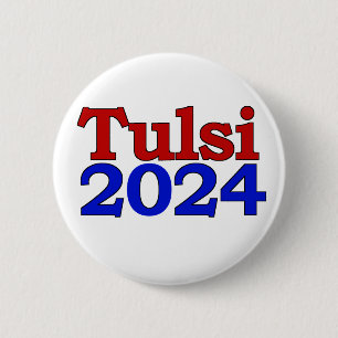 Tulsi 2024 2 inch round button