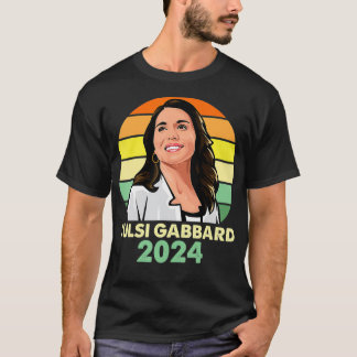 Tulsi Gabbard for President 2024 Patriot Democrat  T-Shirt
