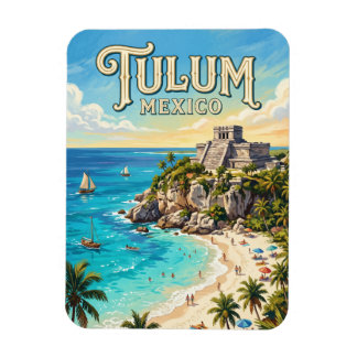 Tulum Archaeological Zone Mexico Magnet