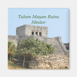 Tulum Mayan Ruins, Mexique Aimant Voyage