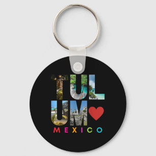 Tulum Mexico 2022 Vacation Beach Matching Family G Keychain