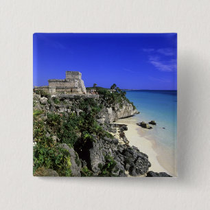 Tulum, Mexico 2 Inch Square Button
