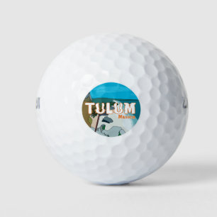 Tulum Mexico Great Gift Idea Golf Balls