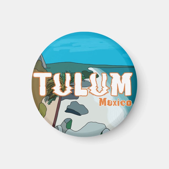 Tulum Mexico Great Gift Idea Magnet (Front)