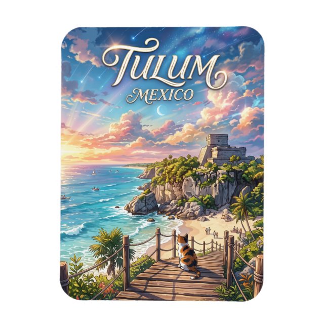 Tulum Mexico Magnet (Vertical)