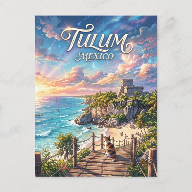 Tulum Mexico Postcard (Front)