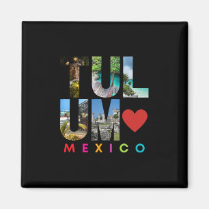 Tulum Mexico Vacation Beach Matching Family Group  Magnet