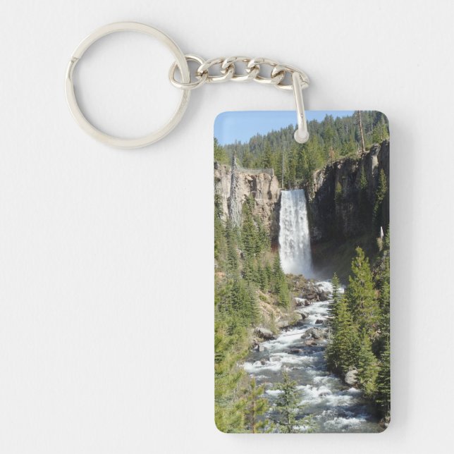 Tumalo Falls, Bend, Oregon Keychain (Front)