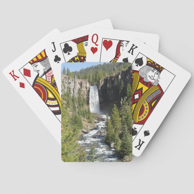 Tumalo Falls, OR Playing Cards (Back)