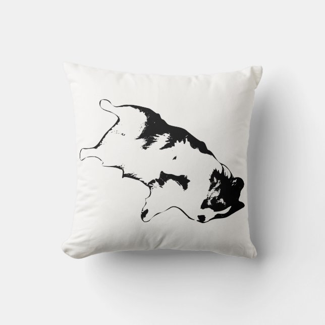 Tumble of Joy Throw Pillow (Front)