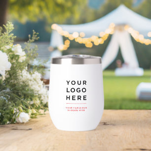 Tumbler à vin thermique à logo personnalisé sans m