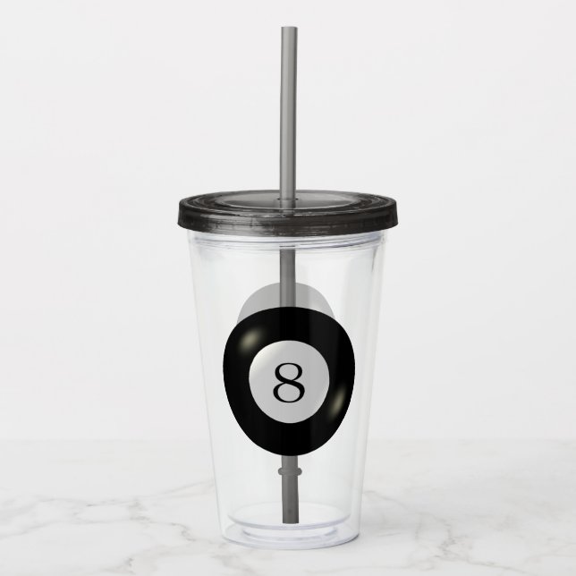 Tumbler - Billiards - 8 Ball (Front)