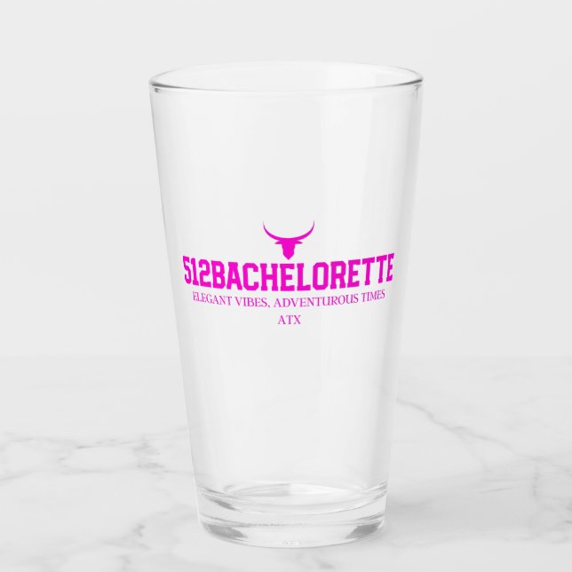 Tumbler en verre Bachelorette 512 (Devant)