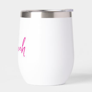 Tumbler Personnalisé, Cadeau de Proposition de Dem